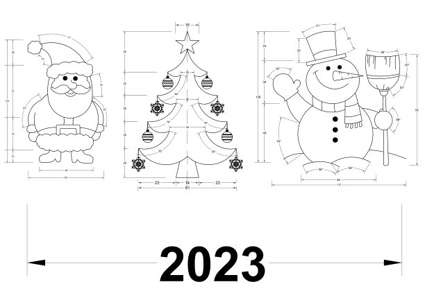 新年标志-蓝图图片下载