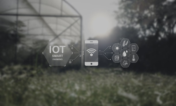 农业科技农民用片剂现代科技概念农业。图片下载