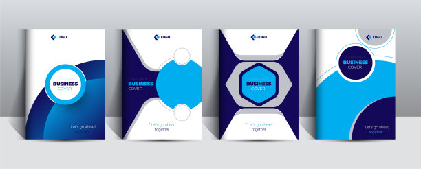 适用于多用途项目的公司业务封面设计模板图片下载