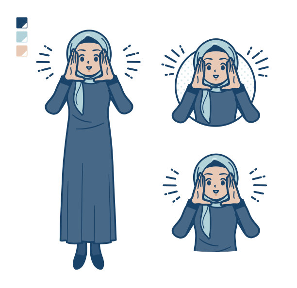 一个戴着头巾的阿拉伯妇女大声喊出图像图片下载