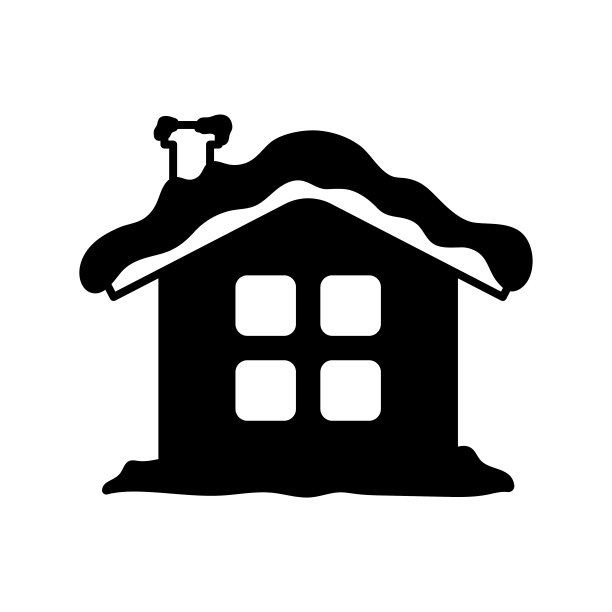 房子图标。黑色的轮廓。前视图。可编辑的中风。矢量简单的平面图形插图。白色背景上的孤立物体。隔离。图片下载