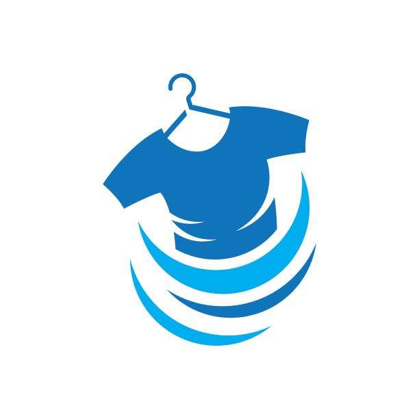 洗衣房标志图像插图图片下载