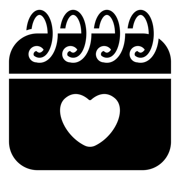 日历，日期，事件黑色图标图片下载