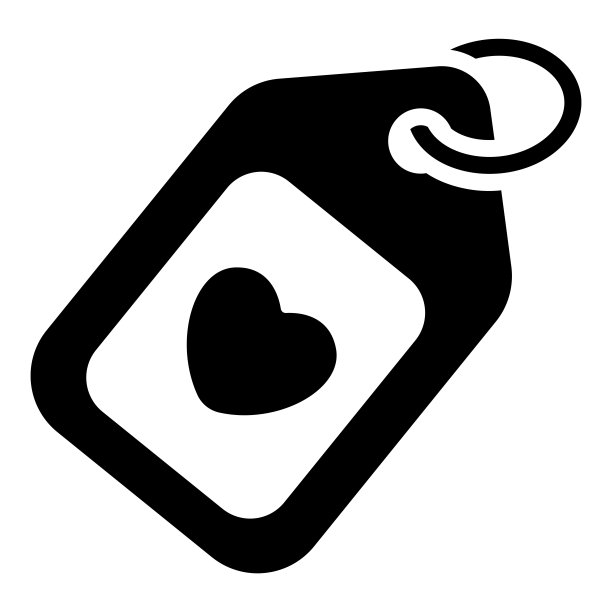 标签、标签、产品黑色图标图片下载