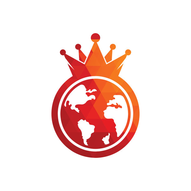 国王星球矢量标志设计。图片下载