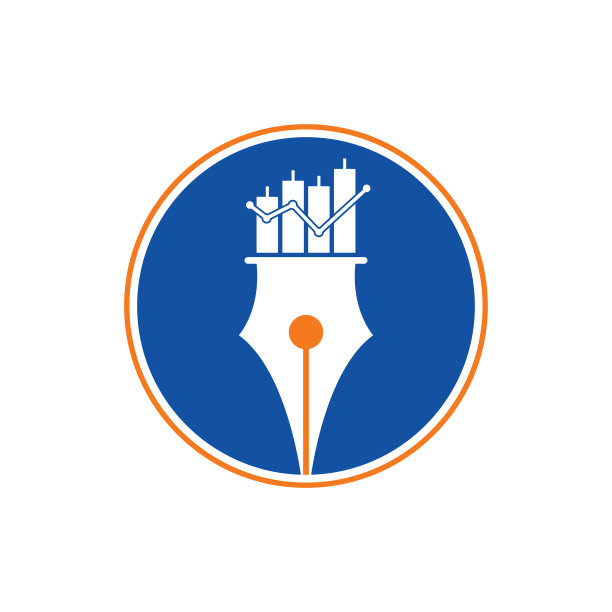 笔财经logo设计图标矢量。图片下载