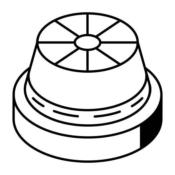 检查安全卡的线性等距图标图片下载