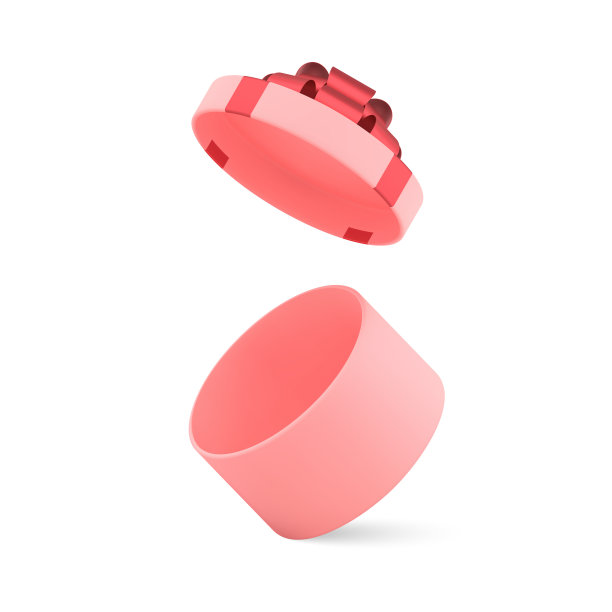 令人惊叹的温柔女性空圆礼盒与金属豪华弓现实矢量图片下载