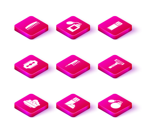 设置剃须凝胶泡沫刀片剃刀毛刷图片下载