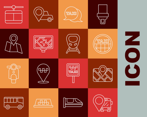 设置线路位置与巴士GPS装置地图出租车图片下载