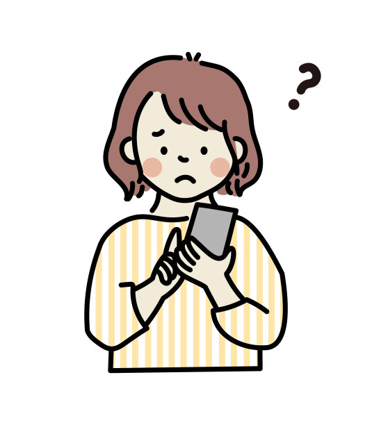 年轻女子使用智能手机图片下载