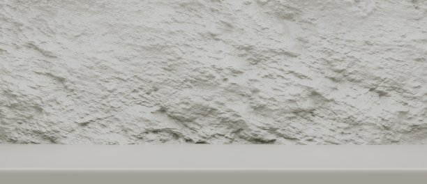 浮雕波纹墙，用于产品展示或产品植入。三维渲染浮雕背景。图片下载