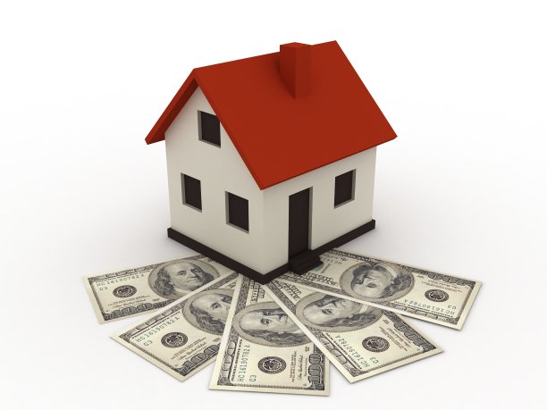 钱美元美元货币金融房子房地产图片下载