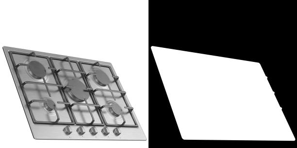 5个燃烧器燃气滚刀图片下载