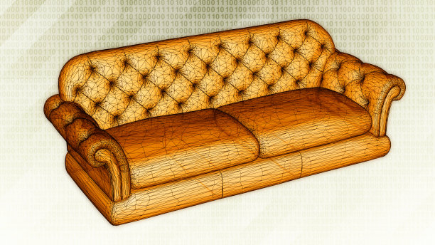 三维的沙发图片下载