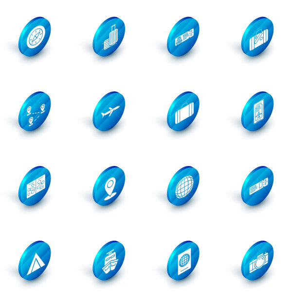 设置旅行箱，用于邮轮船票旅行图片下载