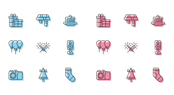 设线照相相机圣诞快乐响图片下载