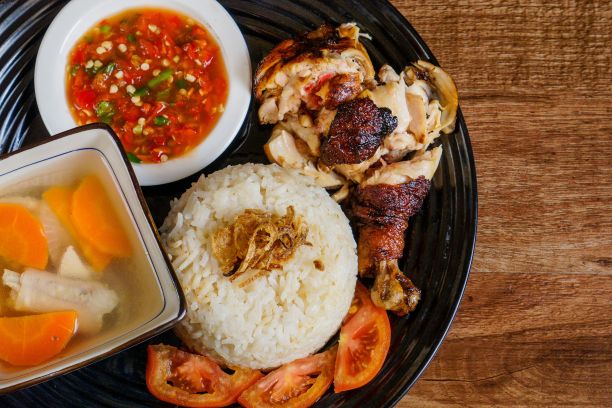 自制的鸡饭图片下载