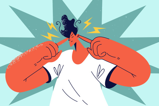 不快乐的人因噪音而闭上耳朵图片下载