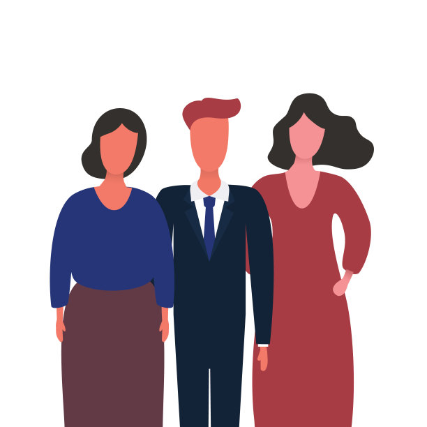 三个人走得很近图片下载