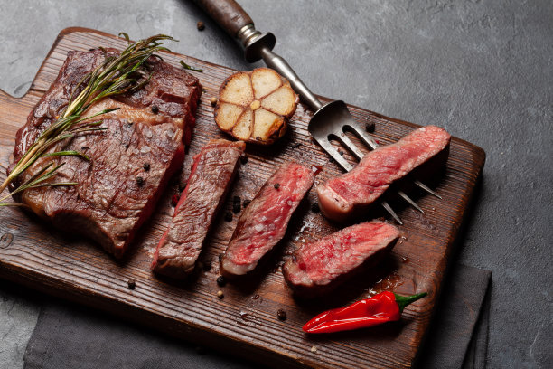 烤肋眼牛排图片下载