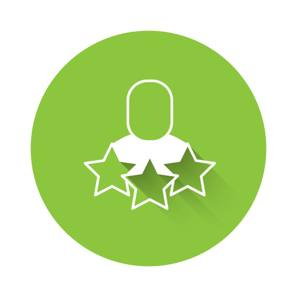 白色的生产性人类图标孤立与长图片下载