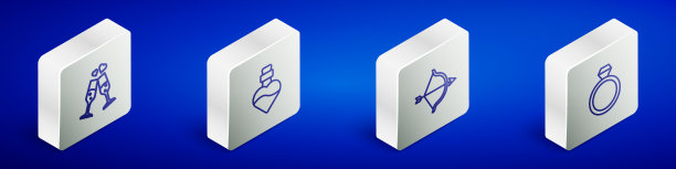 设置等距线玻璃香槟瓶与图片下载