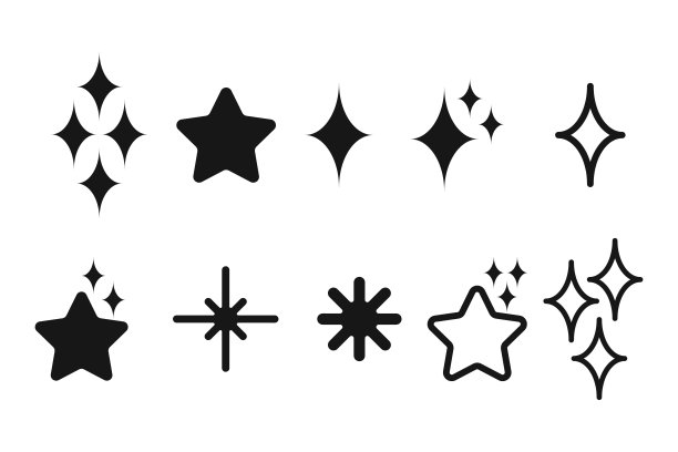 圣诞装饰装饰剪纸矢量图片下载