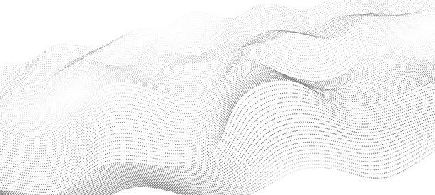 抽象的白色和灰色丛背景与连接的点和线。全球网络连接图片下载