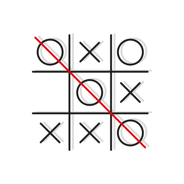 复古井字游戏。素描集。线的艺术。矢量插图。股票的形象。图片下载