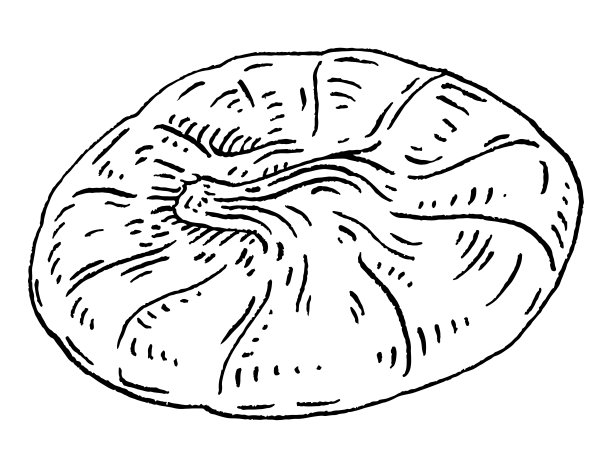 整个干无花果。矢量黑色古董雕刻插图。图片下载