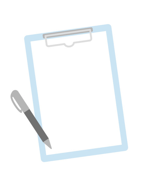 活页夹和圆珠笔的插图图片下载