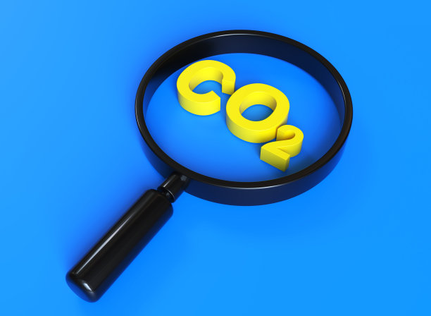 二氧化碳文本。图片下载