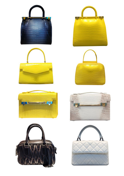 女子学院的时尚包包和鞋子图片下载