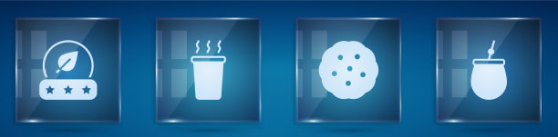 茶叶杯，茶饼干或饼干和图片下载