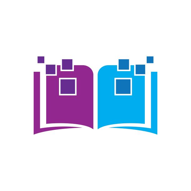数字图书标识图像插图图片下载