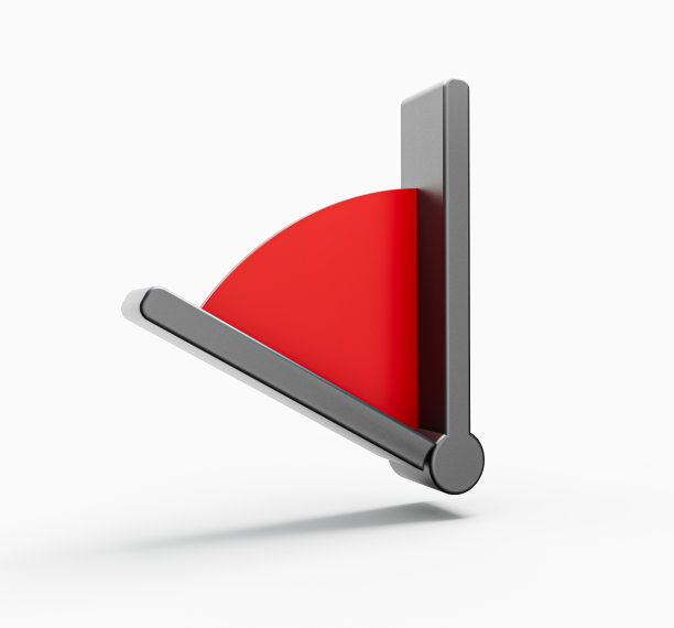 时钟和时间戳的3D渲染，白色隔离背景上没有数字图片下载