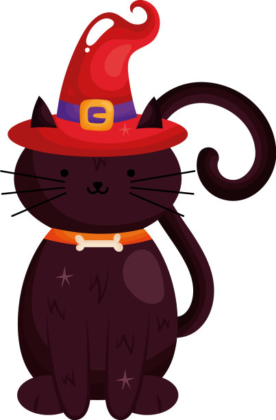 万圣节猫图标图片下载