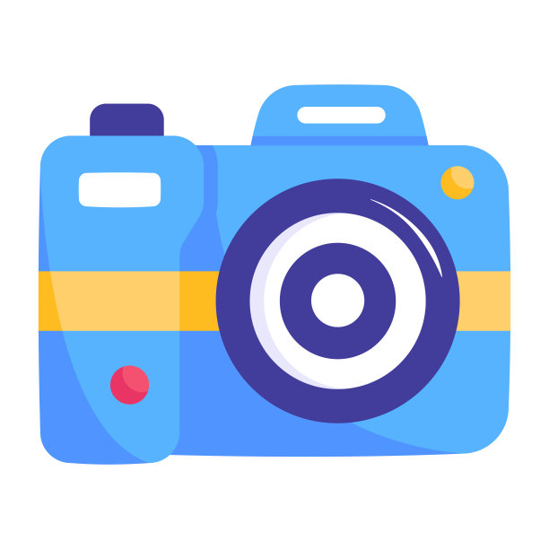 平面设计中的相机图标图片下载