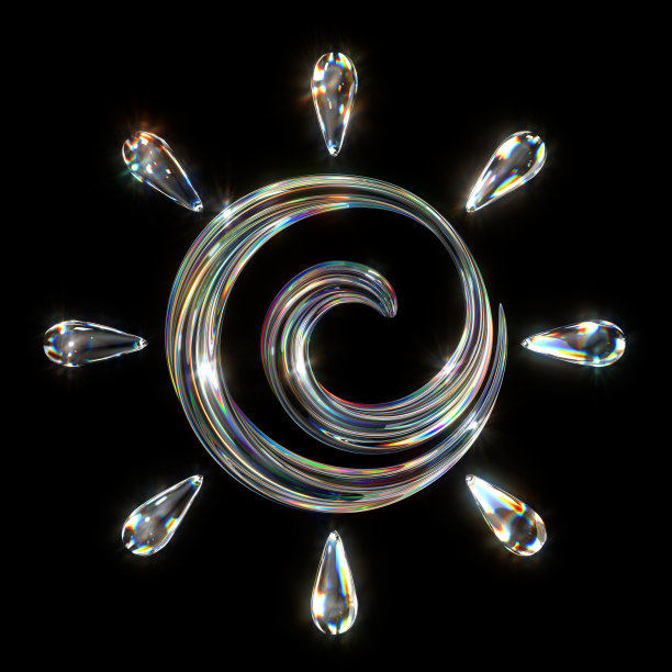 水晶太阳象征图片下载