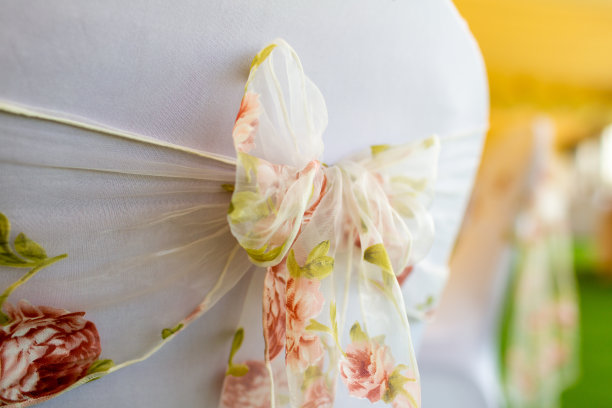 婚礼花椅套图片下载