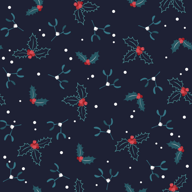 圣诞无缝图案的包装纸，明信片，节日背景。图片下载