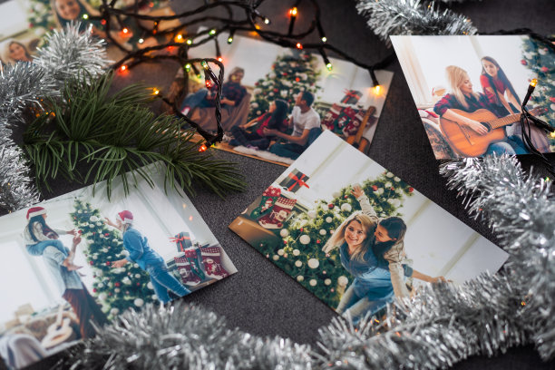 圣诞拼贴画，圣诞照片和装饰图片下载