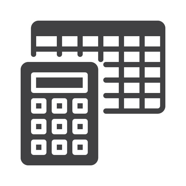 会计进度矢量图标图片下载