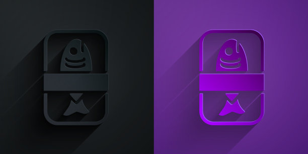 纸切鱼塑料托盘容器用图片下载