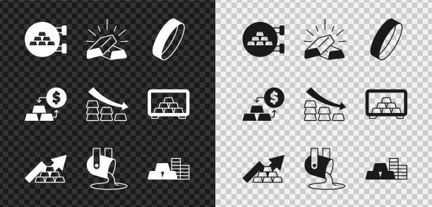 设定珠宝店金条戒指成长箭图片下载