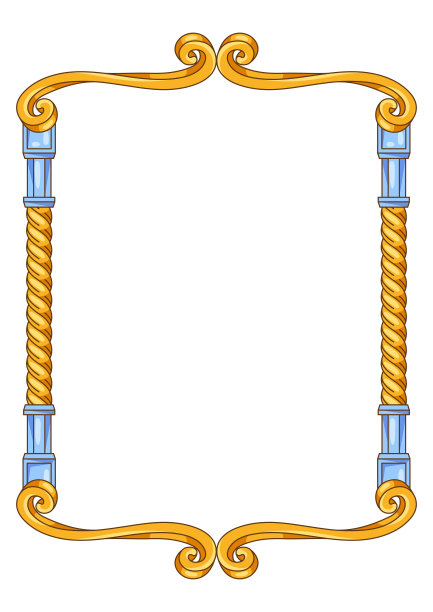 装饰抽象的框架。的边界。经典的装饰设计。图片下载
