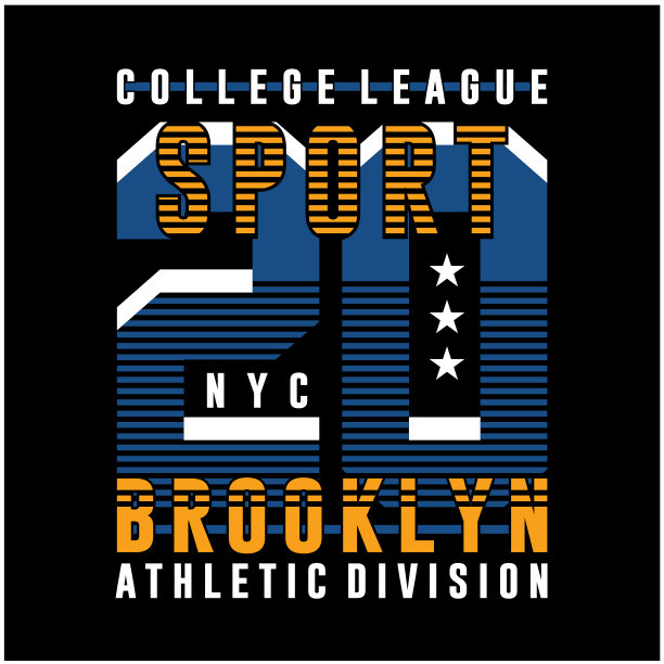 学院风格的复古tee图形矢量艺术-矢量图片下载