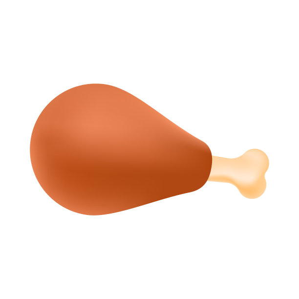 美味的鸡腿3D图标图片下载