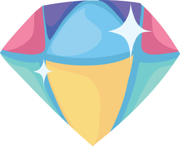 彩色钻石设计图片下载